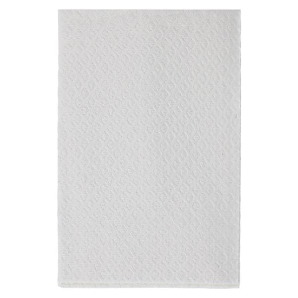 TIDI Ultimate Diamond Patient Bib 3 Ply T/P Bck 13 in x 18 in Wht Disp 500/Ca