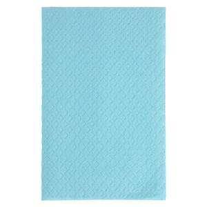 TIDI Ultimate Diamond Towel Bib 3 Ply Tiss/Poly 13 in x 18 in Bl Dsp 500/Ca