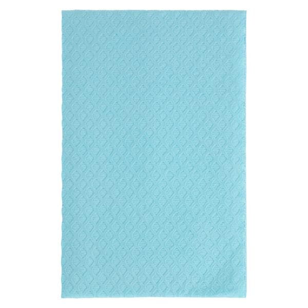 TIDI Ultimate Diamond Towel Bib 3 Ply T/P 13 in x 18 in Blu Disposable 500/Ca