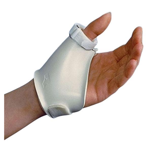 Rolyan Light Spica Splint Wrist/Thumb Size Large Polyform 4" and Up Left