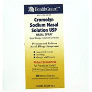 Cromolyn Sodium Nasal Spray 5.2mg Bottle 26mL Each