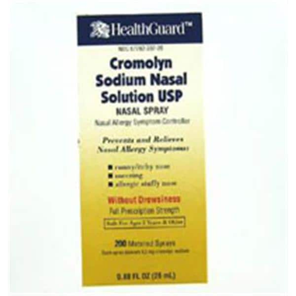 Cromolyn Sodium Nasal Spray 5.2mg Bottle 26mL Each