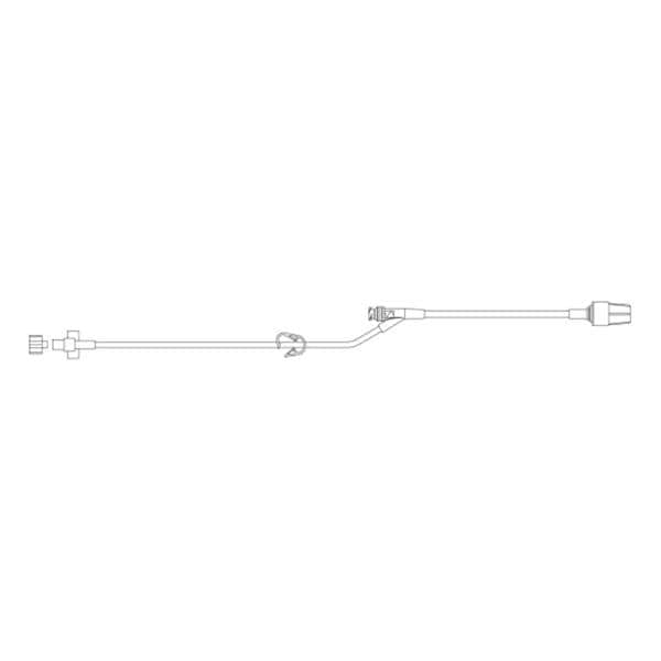 IV Extension Set Needleless 21" Spin Male Luer Lock 100/Ca