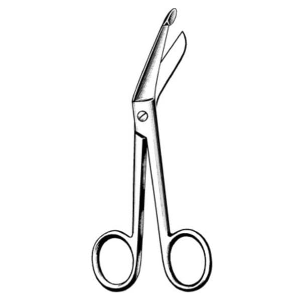 Surgi-OR Lister Bandage Scissors Angled 7-1/4" Stainless Steel NS Rsbl Ea