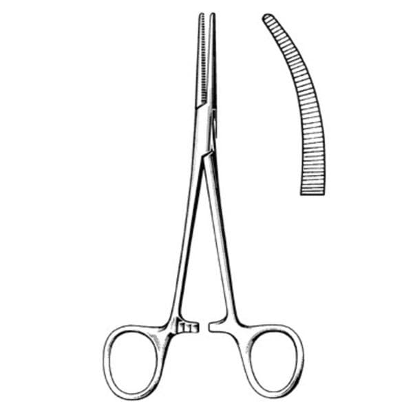 Crile Forcep Curved 6-1/4" Ea