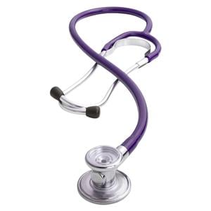 Adscope 647 Sprague Rappaport Stethoscope Adlt/Ped Prpl Single Lumen Tubing Ea