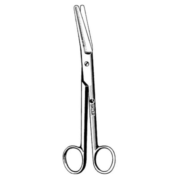 Ferguson Operating Scissors Angled on Flat 7" Stainless Steel NS Rsbl Ea