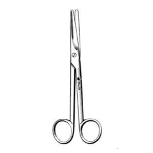 Mayo Dissecting Scissors Straight 6-3/4" Stainless Steel Non-Sterile Reusable Ea