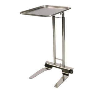 Mayo Stand Tray / Swivel Casters / Foot-Pedal Operated Lock Ea