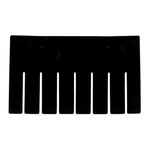 Box Divider Black Plastic 6/Pk