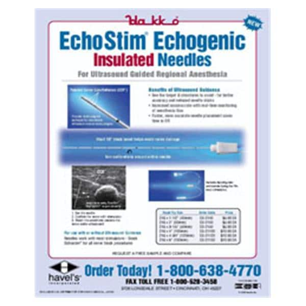 EchoStim Ultrasound Needle 21g 2