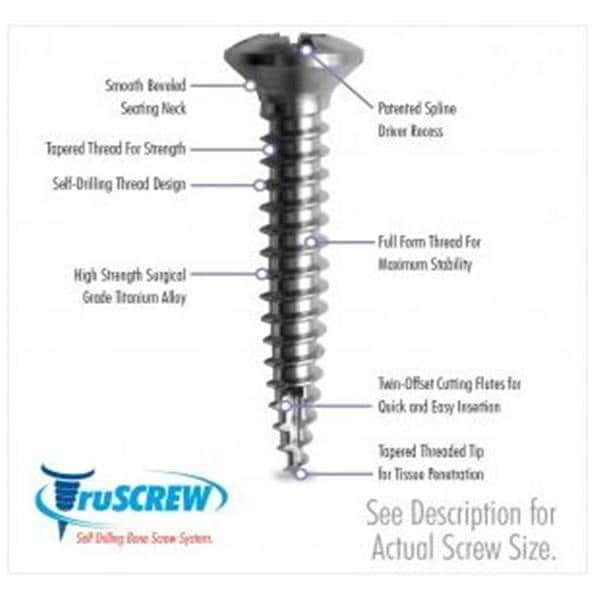 Screw 3 mm 5/Pkg