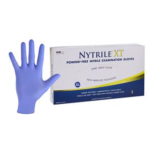 Nytrile XT Nitrile Exam Gloves X-Large Periwinkle Blue Non-Sterile, 20 BX/CA