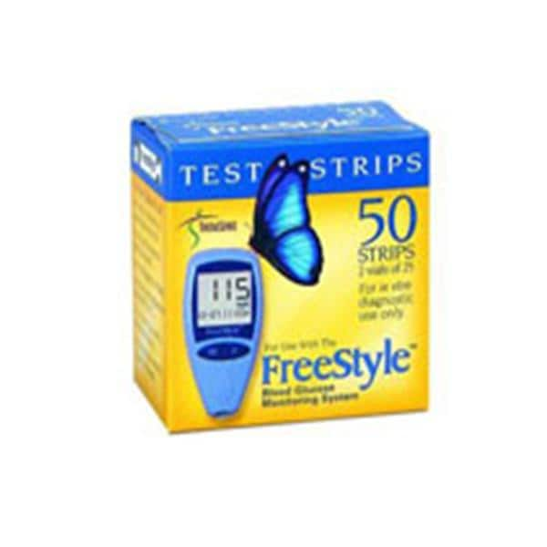 FreeStyle Blood Glucose Test Strip CLIA Waived 12Bx/Ca