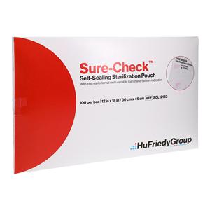 Sure-Check Sterilization Pouch Self Seal 12 in x 18 in 100/Bx, 5 BX/CA