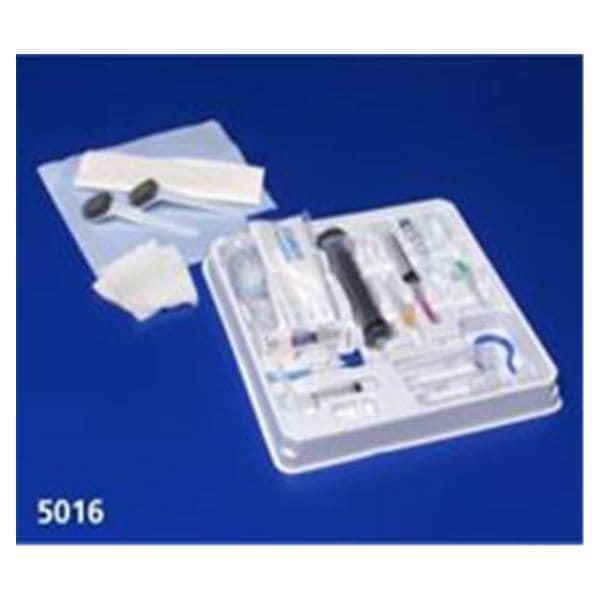 Curity Thoracentesis Tray Plastic Syringe 50cc Luer Lock