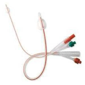 Cysto-Care Folysil 2-Way Foley Catheter Long Tip Silicone 18Fr 15cc