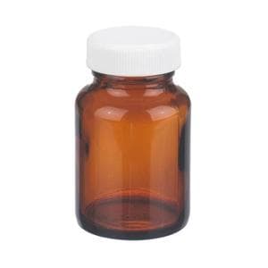 General Purpose Bottle Glass Amber Screw Cap