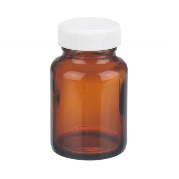 General Purpose Bottle Glass Amber Screw Cap