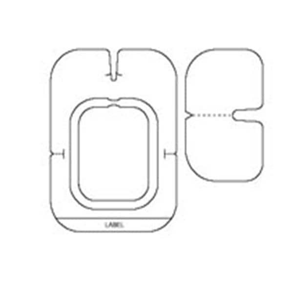 SorbaView Ultimate Film Window Dressing 3-3/4x5-1/8" Sterile Transparent LF