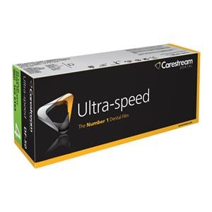 Ultra-Speed Intraoral X-Ray Film DF-50 Size 4 D Speed 25/Bx, 60 BX/CA