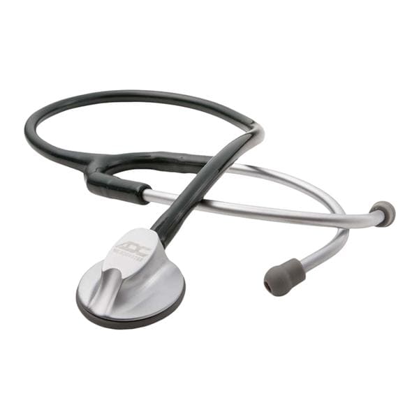 Adscope 612 Classic Stethoscope Adult Black Single Lumen Tubing Ea