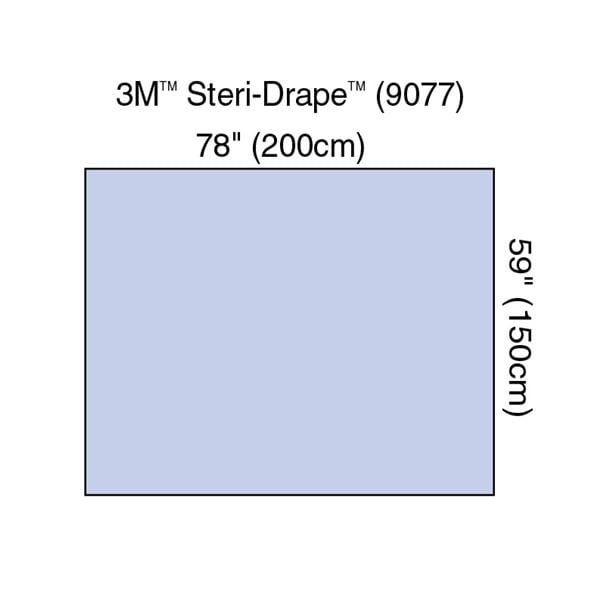 Steri-Drape 78x59" Strl Surgical Drape/Sheet/Backtable Cover Pack Nfen