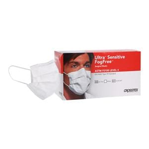 Ultra SecureFit Mask ASTM Level 3 Anti-Fog White 40/Bx, 40 BX/CA