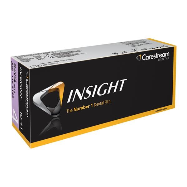 Insight Intraoral Dental Film IO-41 4 F Speed 25/Bx, 60 BX/CA