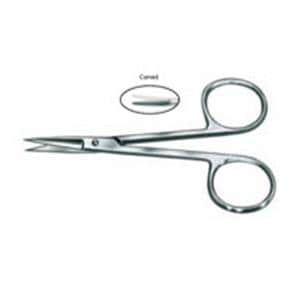 Knapp Scissors Curved 4" Stainless Steel Non-Sterile Reusable Ea