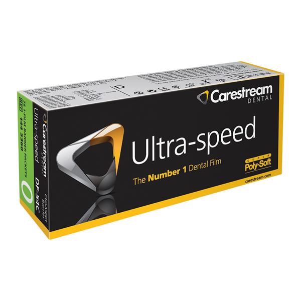 Ultra-Speed Intraoral X-Ray Film DF-54C Size 0 D Speed 75/Bx