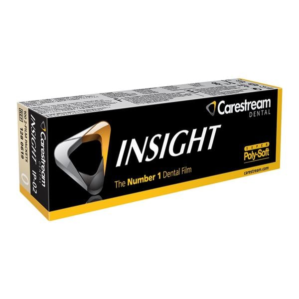 Insight Intraoral Dental Film IP-02 0 F Speed 100/Bx