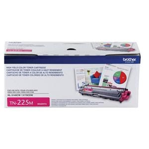 Brother TN-225M High-Yield Toner Cartridge Magenta Ea