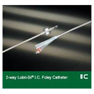 Lubri-Sil I.C. 2-Way Foley Catheter Round Tip Silicone 20Fr 5cc