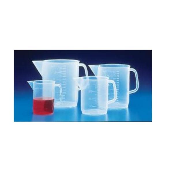 Kartell Graduated Beaker Polypropylene Translucent 1000mL Ea