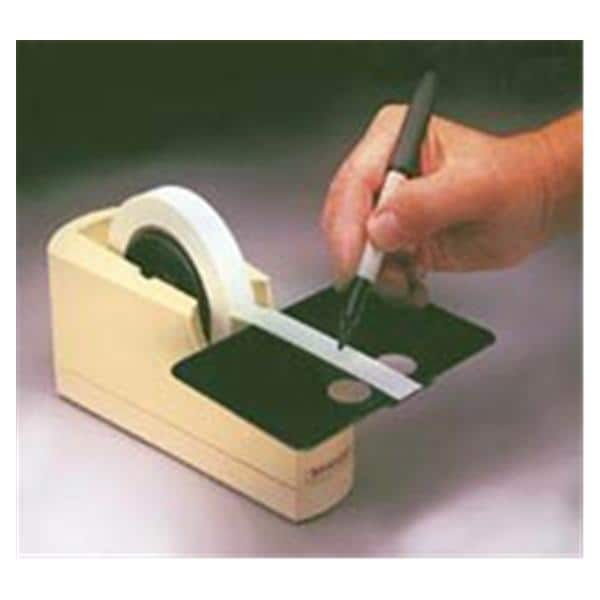 Write-On Label Tape Dispenser Single Roll Ea