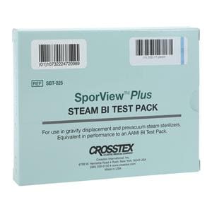 Sporview Plus Biological Indicator Test Pack 25/Ca