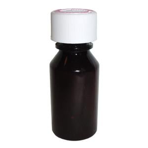 Syrup Bottle Plastic 1oz Amber Reusable Non-Sterile 100/Ca