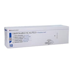 Scalpel #12B Sterile Disposable 10/Bx