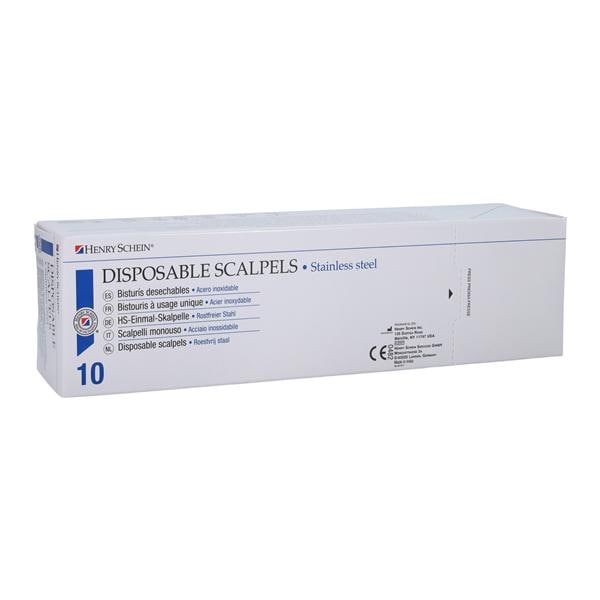 Scalpel #12B Sterile Disposable 10/Bx