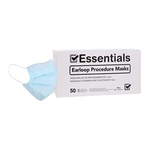 Essentials Procedure Mask ASTM Level 1 Blue Adult 50/Bx