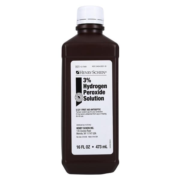 Hydrogen Peroxide 3% Solution 16oz/Ea, 12 EA/CA