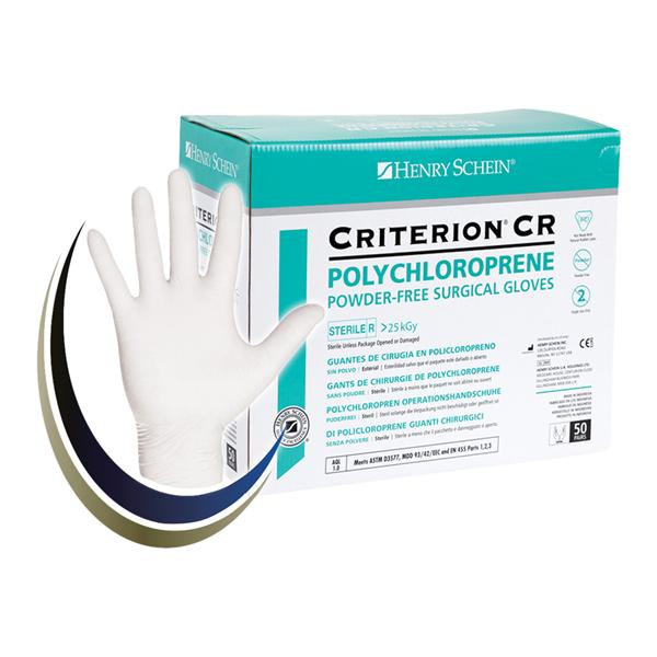 Criterion Polychloroprene Surgical Gloves 8 Extended White