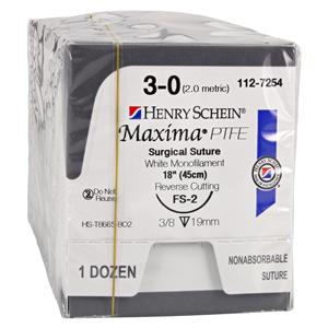 MAXIMA HSI Suture 3-0 18" Polytetrafluoroethylene FS-2 Violet 12/Bx