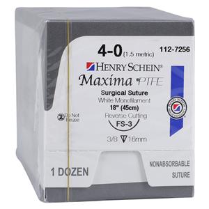 MAXIMA HSI Suture 4-0 18" Polytetrafluoroethylene FS-3 Violet 12/Bx