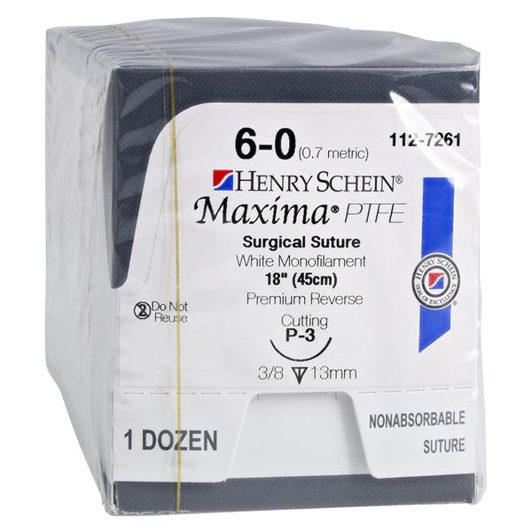 MAXIMA HSI Suture 6-0 18" Polytetrafluoroethylene P-3 Violet 12/Bx