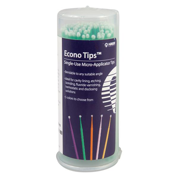 Econo-Tips Micro Applicator Green 100/Pk