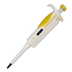 Diamond PRO Adjustable Volume Pipette 5-50uL Graduated Yellow Ea