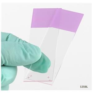 Diamond Frosted Microscope Slide 25x75mm Lilac 72x20/Ca