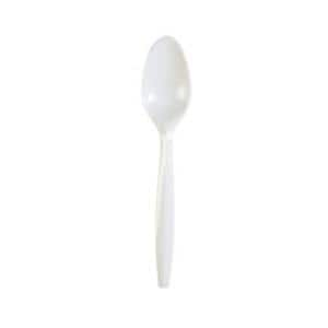 Genuine Joe Dixie Heavy/Medium-Weight Polypropylene Spoons White 1000/Bx